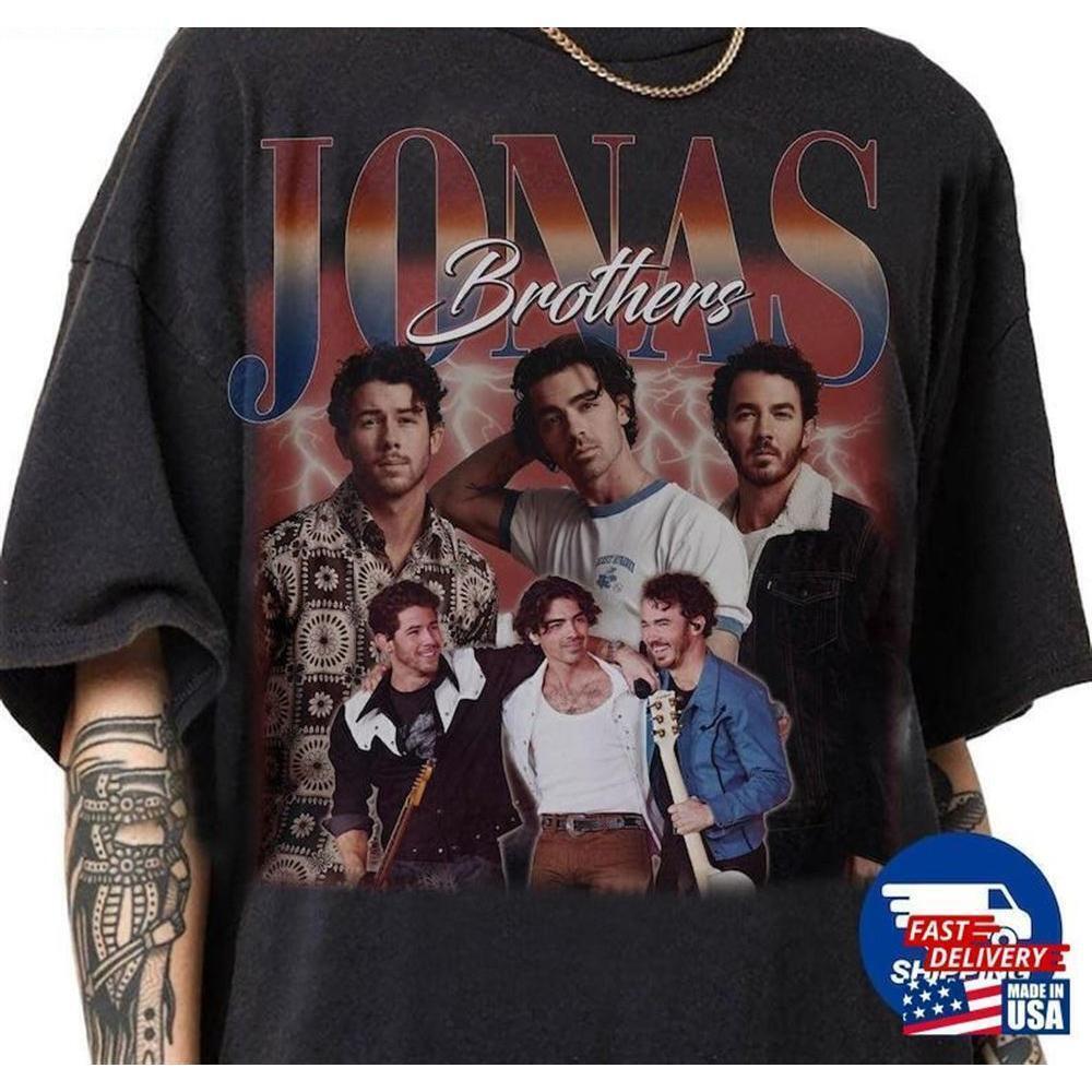 Joe Jonas Brothers Tour Music Graphic T-Shirt